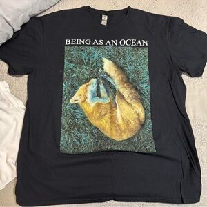 Being As An Ocean Sleeping Fox Men’s XL Shirt Emotional Hardcore